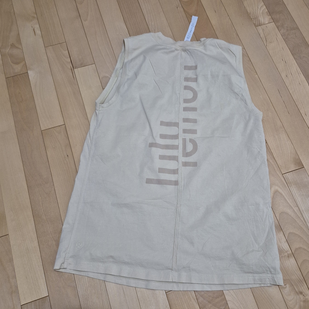 Lululemon Athletica Cream Cotton Top